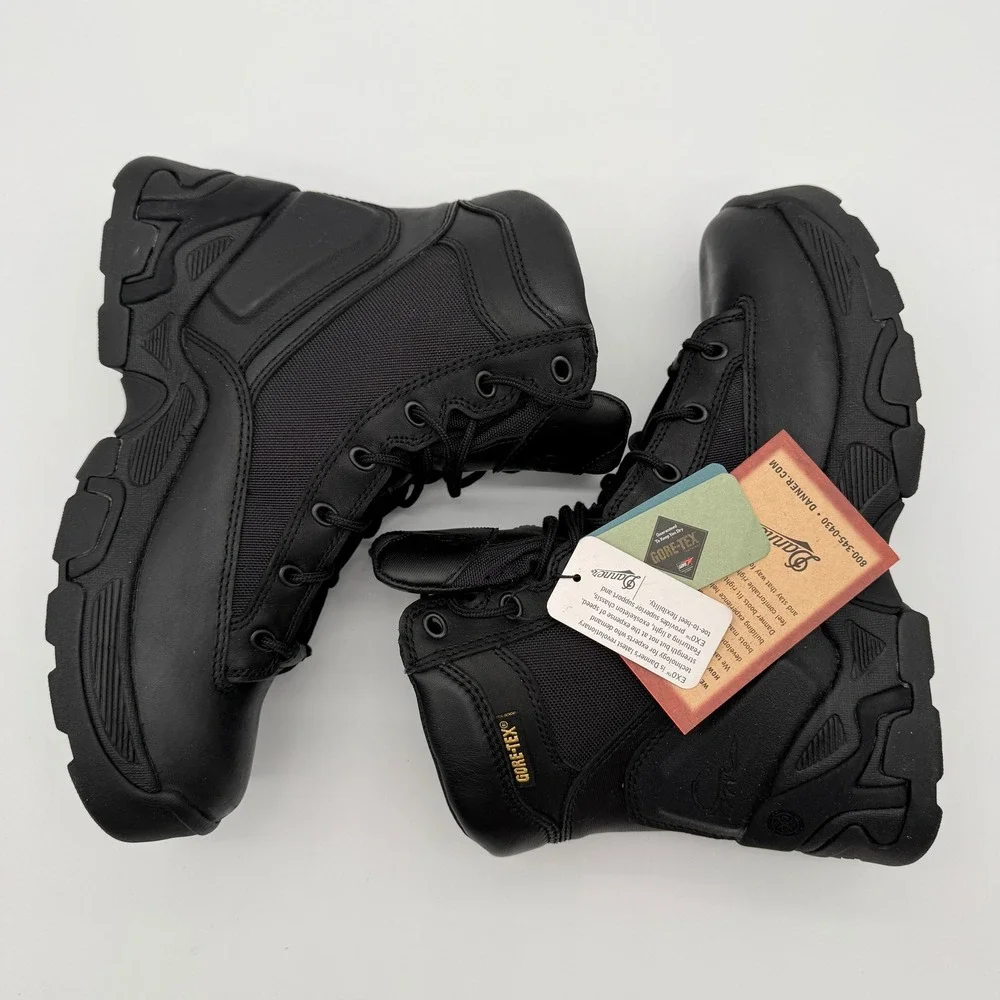 Danner Telson GTX Boots Mens 7.5 D Black 6 Inch Gore-Tex Tactical Duty 43152 NEW